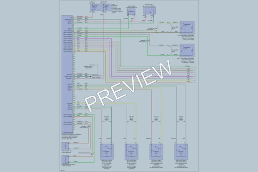 2004 Chevrolet Malibu Supplemental Restraints wiring diagram preview