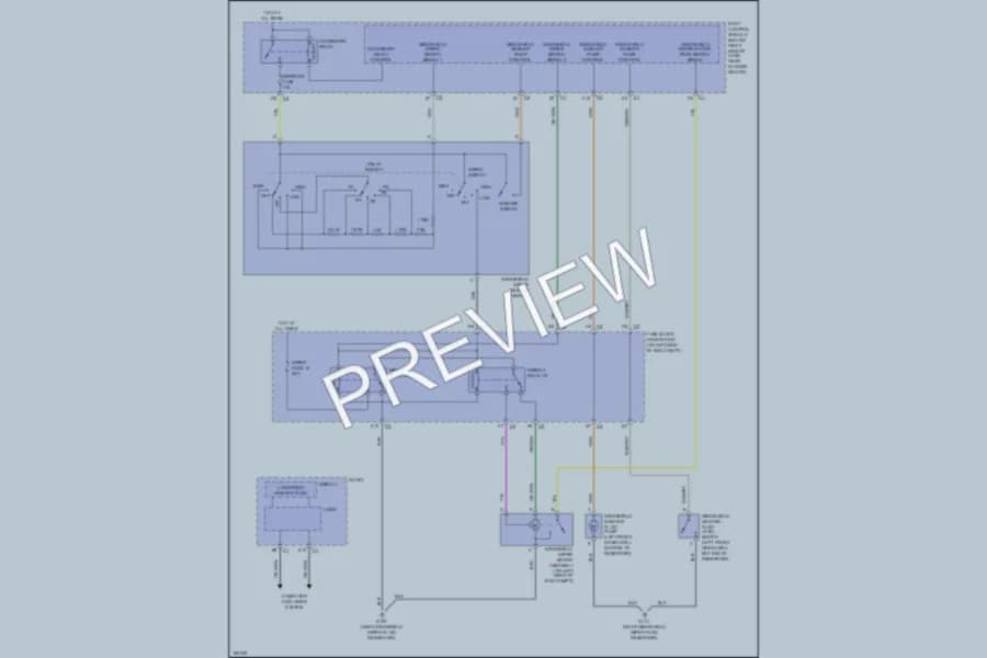 2004 Chevrolet Malibu Wiper Washer wiring diagram preview