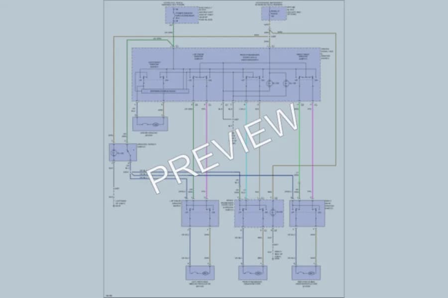 2004 Chevrolet S10 Power Windows wiring diagram preview