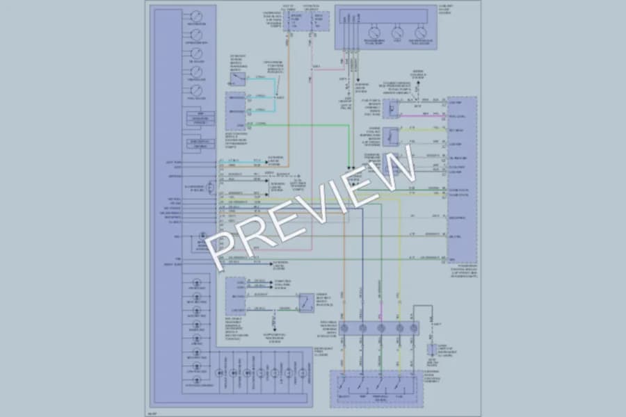 2004 Chevrolet SSR Instrument Cluster wiring diagram preview
