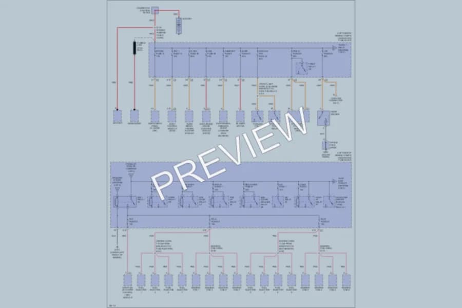 2004 Chevrolet SSR Power Distribution wiring diagram preview
