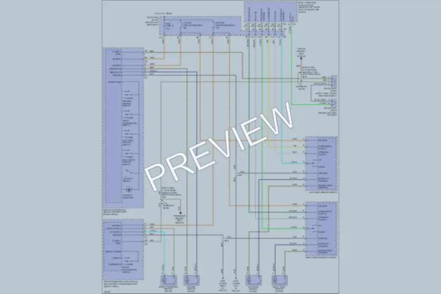 2004 Chevrolet TrailBlazerEXT Power Windows wiring diagram preview