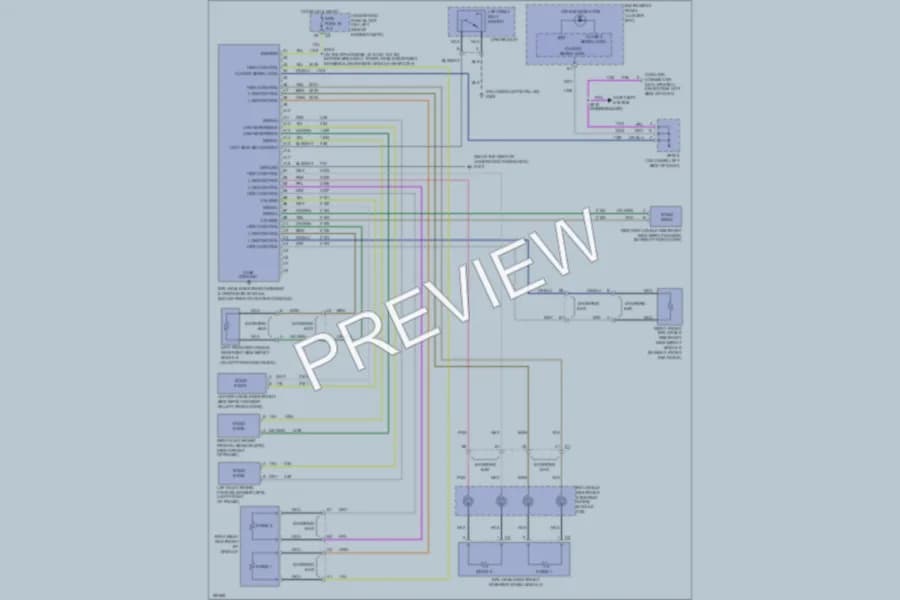 2004 Chevrolet TrailBlazerEXT Supplemental Restraints wiring diagram preview