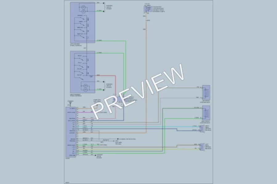 2004 Chevrolet Venture Radio wiring diagram preview