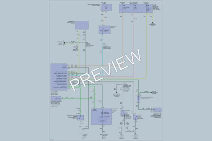 2004 Chevrolet Venture Warning Systems wiring diagram preview