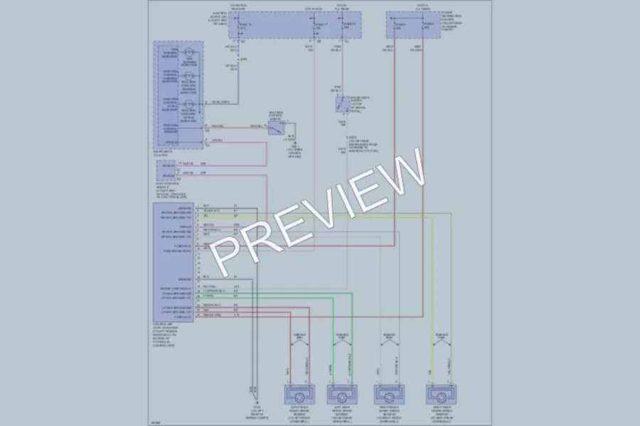 2004 Chrysler 300M Anti Lock Brakes wiring diagram preview