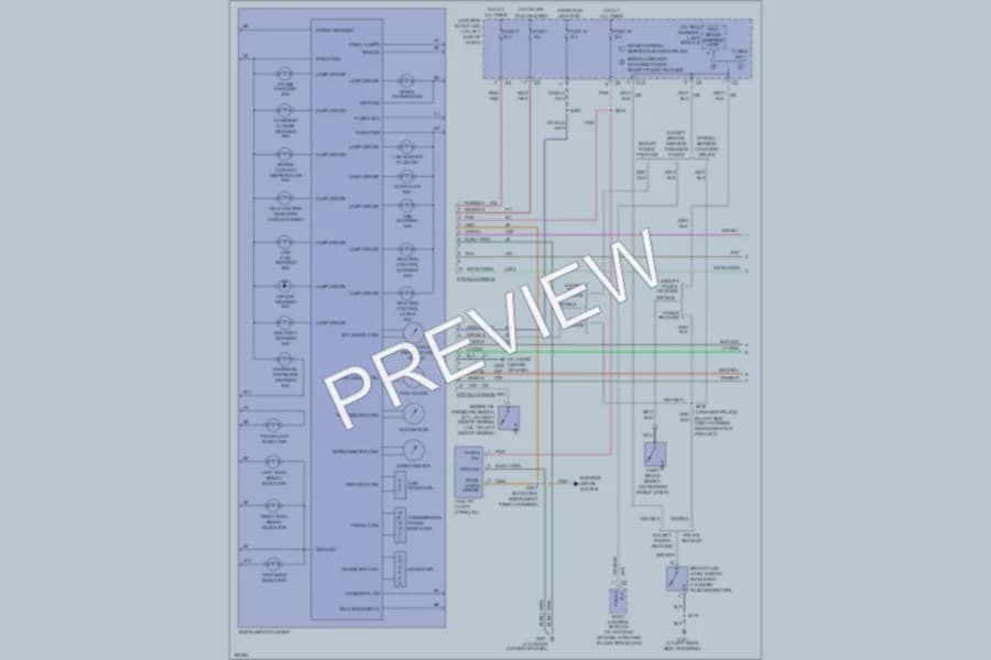 2004 Chrysler 300M Instrument Cluster wiring diagram preview