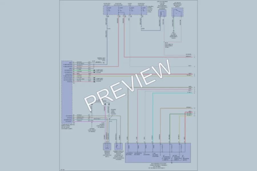 2004 Chrysler 300M Transmission wiring diagram preview