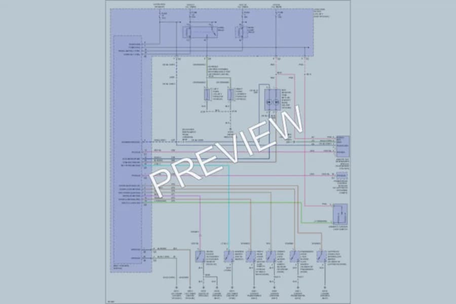 2004 Chrysler Concorde Anti Theft wiring diagram preview