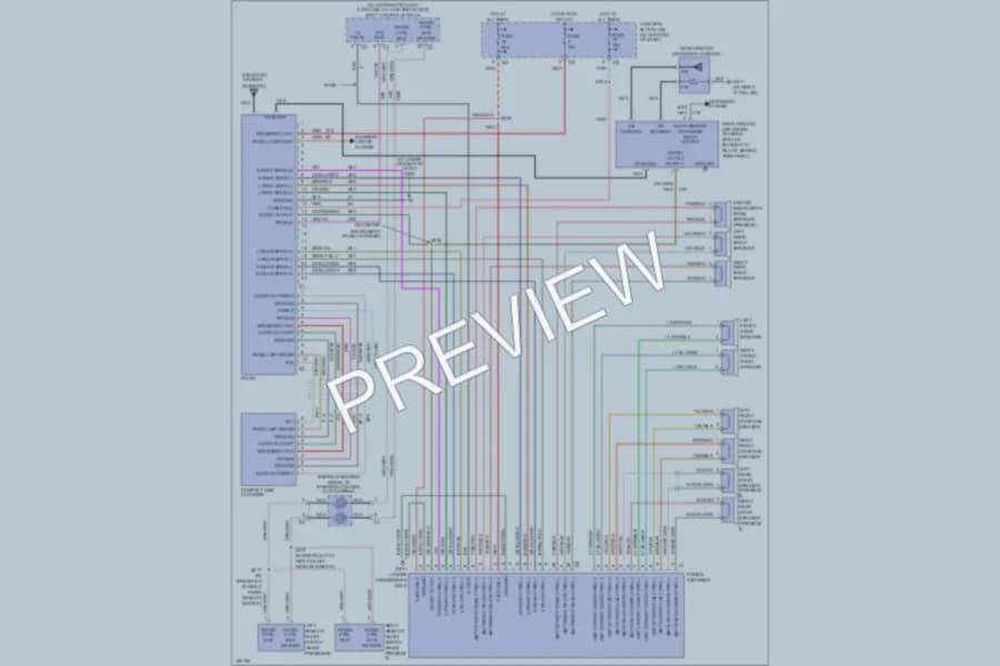 2004 Chrysler Concorde Radio wiring diagram preview