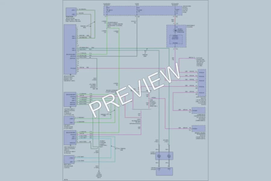 2004 Chrysler Concorde Supplemental Restraints wiring diagram preview
