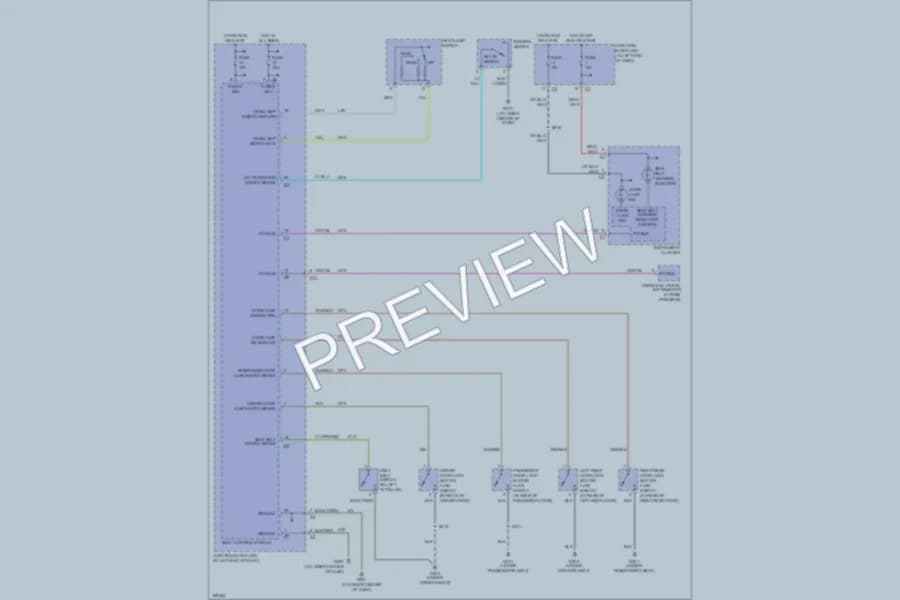 2004 Chrysler Concorde Warning Systems wiring diagram preview