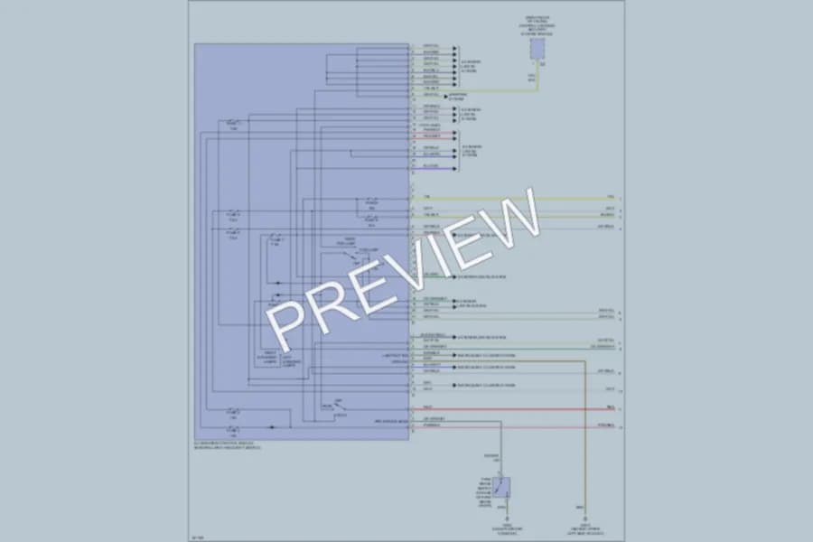 2004 Chrysler Crossfire Headlights wiring diagram preview