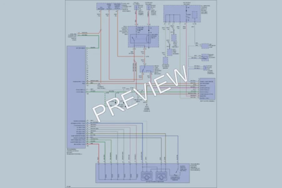 2004 Chrysler Crossfire Transmission wiring diagram preview