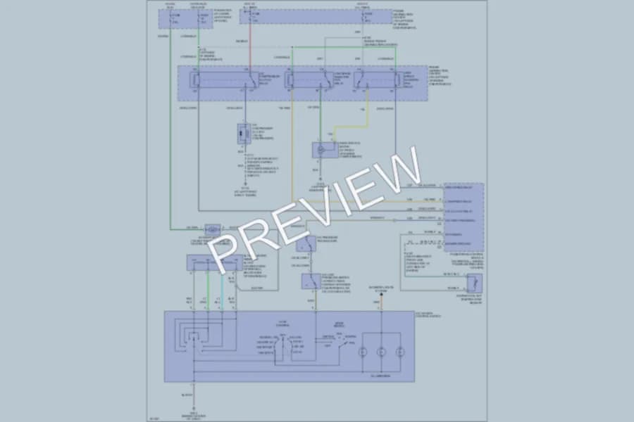 2004 Chrysler PTCruiser Air Conditioning wiring diagram preview