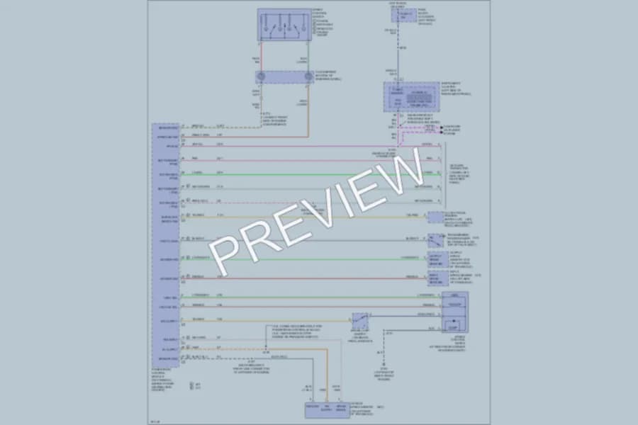 2004 Chrysler PTCruiser Cruise Control wiring diagram preview