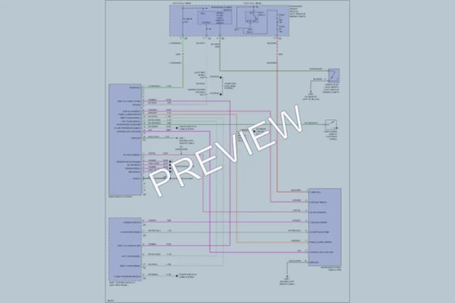 2004 Chrysler Pacifica Instrument Cluster wiring diagram preview