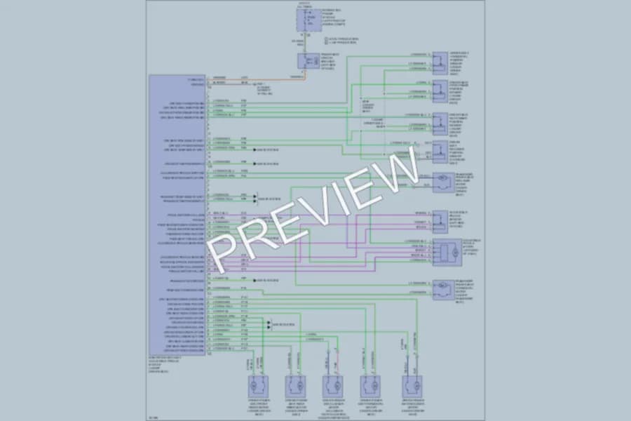 2004 Chrysler Pacifica Memory Systems wiring diagram preview