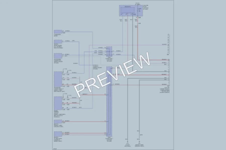 2004 Chrysler 2D Coupe Computer Data Lines wiring diagram preview with protected circuit layout