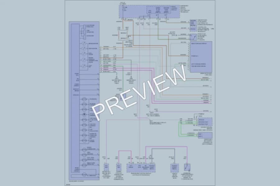 2004 Chrysler TownCountry Instrument Cluster wiring diagram preview