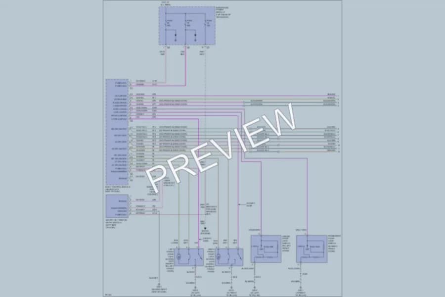 2004 Chrysler TownCountry Power Door Locks wiring diagram preview