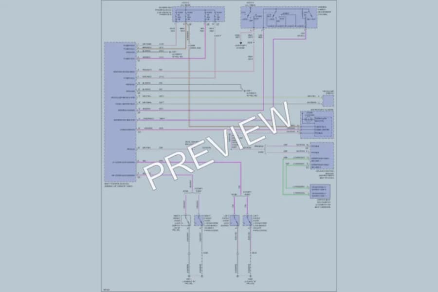 2004 Chrysler TownCountry Warning Systems wiring diagram preview