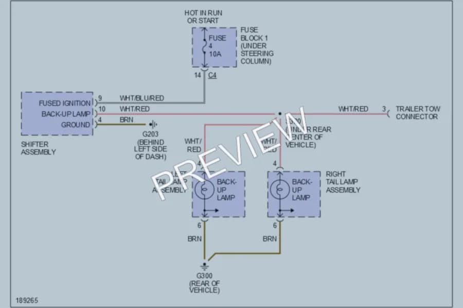 2004 Dodge 2500Sprinter Exterior Lights wiring diagram preview