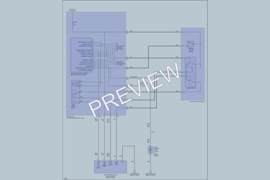 2004 Dodge 2500Sprinter Wiper Washer wiring diagram preview