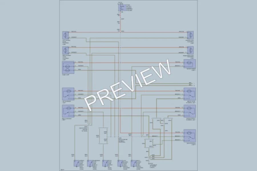 2004 Dodge 3500Sprinter Interior Lights wiring diagram preview