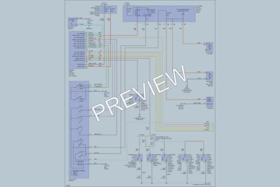 2004 Dodge Dakota Interior Lights wiring diagram preview