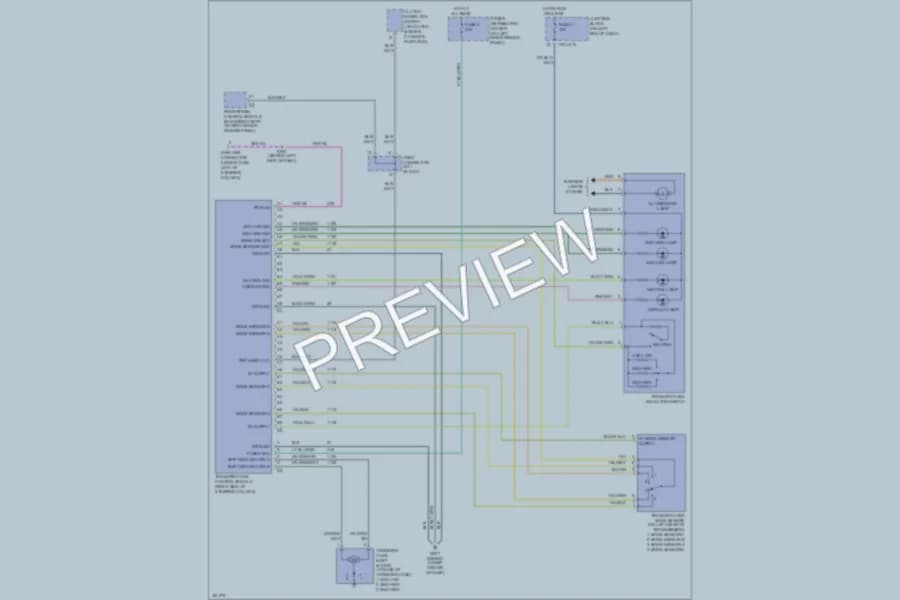 2004 Dodge Dakota Transmission wiring diagram preview