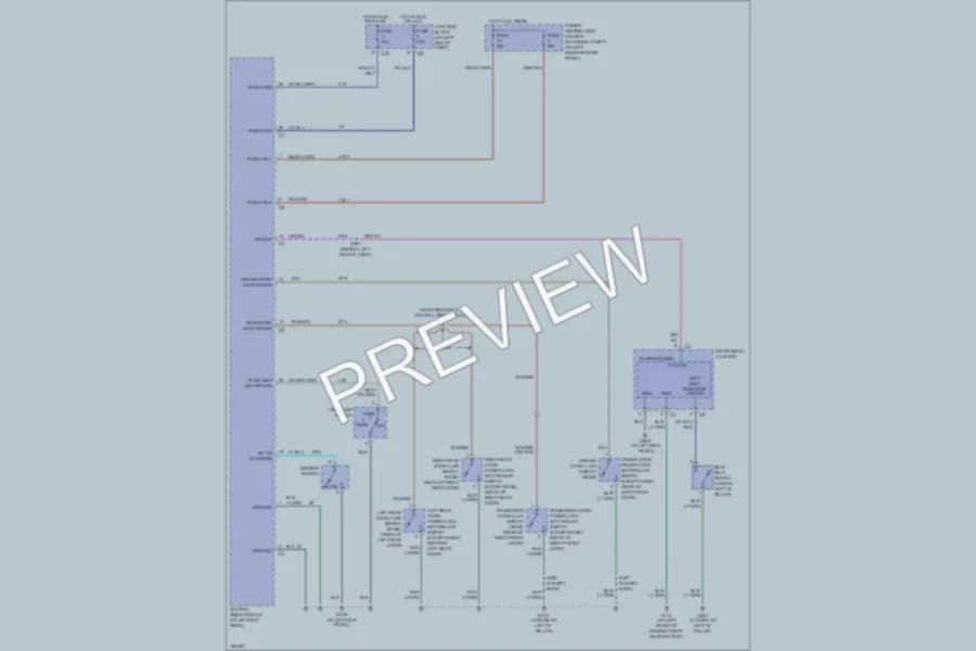 2004 Dodge Dakota Warning Systems wiring diagram preview