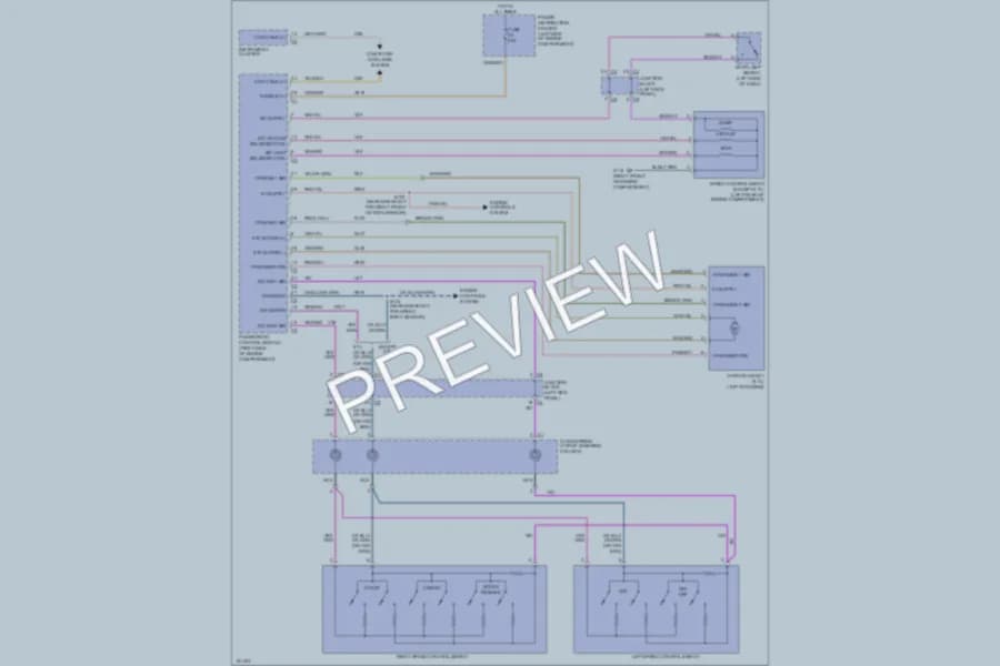 2004 Dodge Durango Cruise Control wiring diagram preview