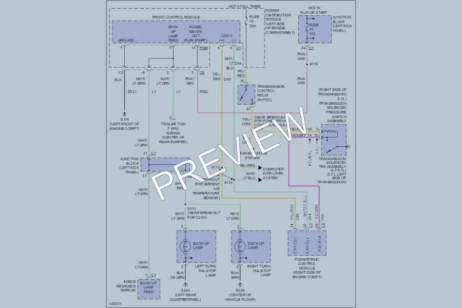 2004 Dodge Durango Exterior Lights wiring diagram preview