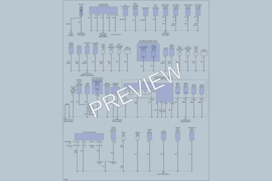 2004 Dodge Durango Ground Distribution wiring diagram preview
