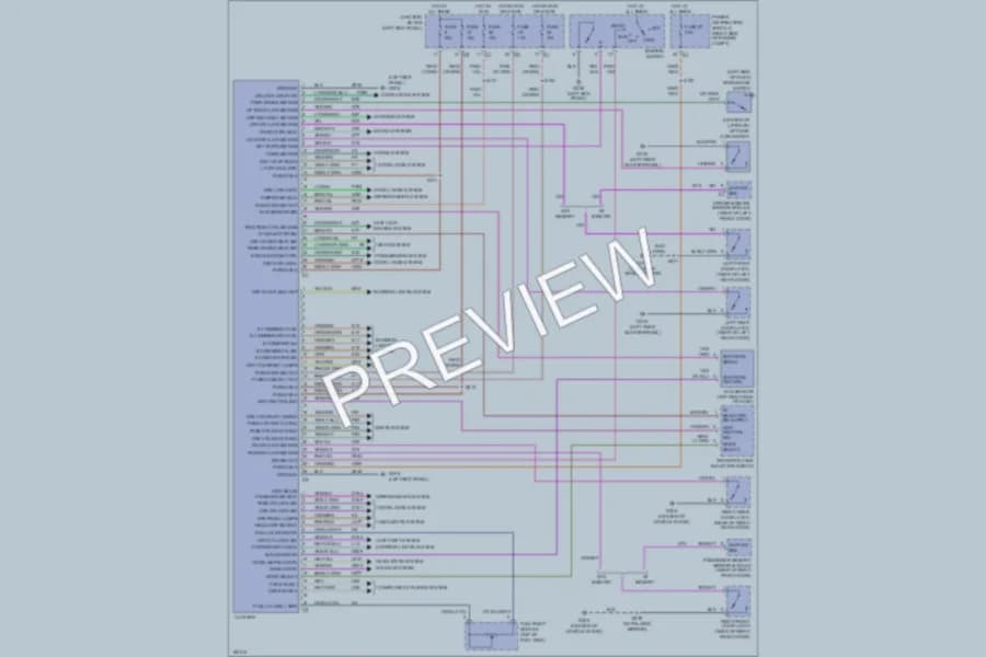 2004 Dodge Durango Instrument Cluster wiring diagram preview