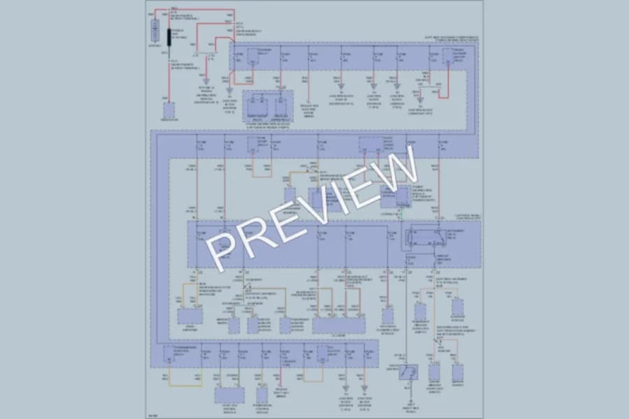 2004 Dodge Durango Power Distribution wiring diagram preview