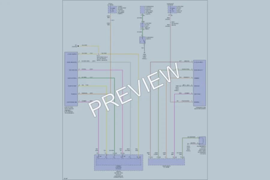 2004 Dodge Durango Transmission wiring diagram preview