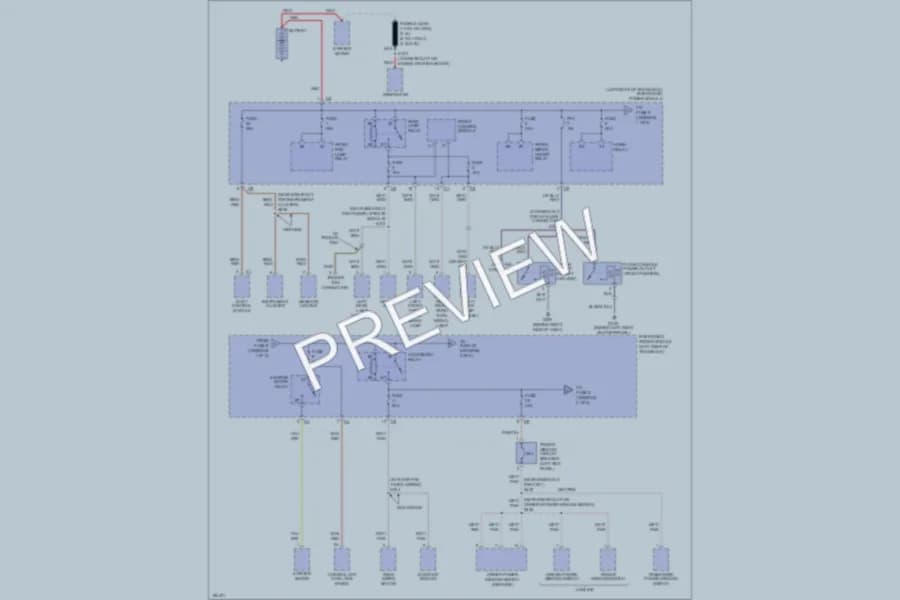 2004 Dodge GrandCaravan Power Distribution wiring diagram preview