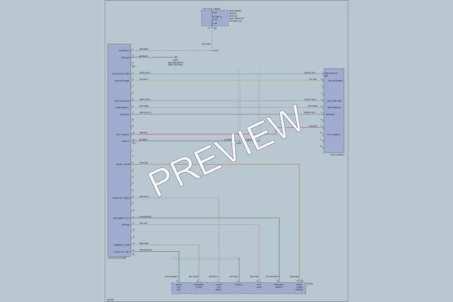 2004 Dodge GrandCaravan Radio wiring diagram preview