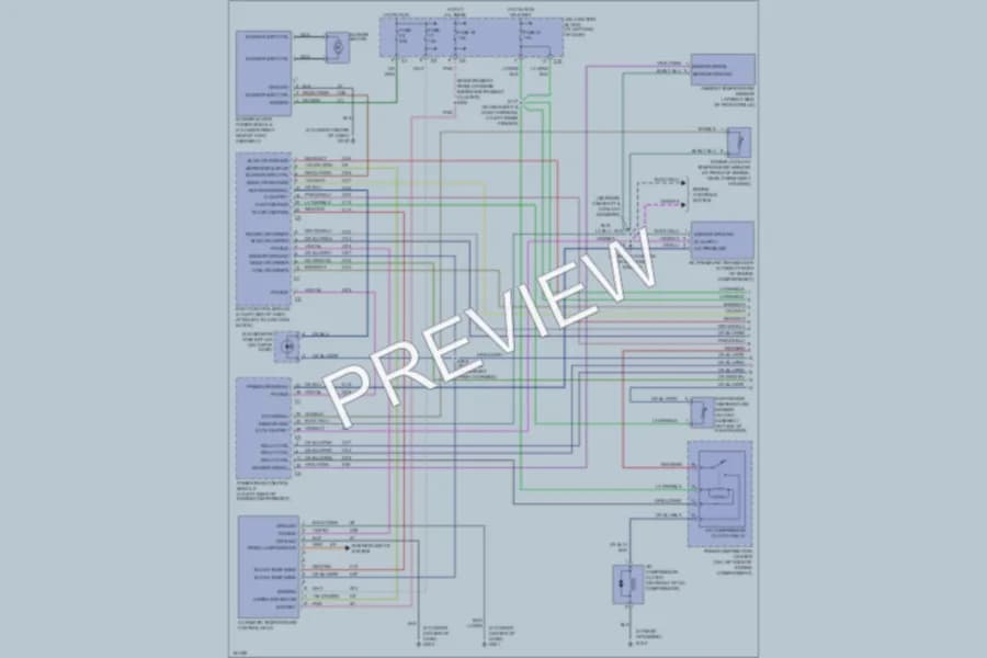 2004 Dodge Intrepid Air Conditioning wiring diagram preview