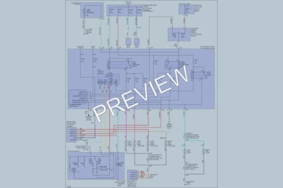 2004 Dodge Intrepid Headlights wiring diagram preview