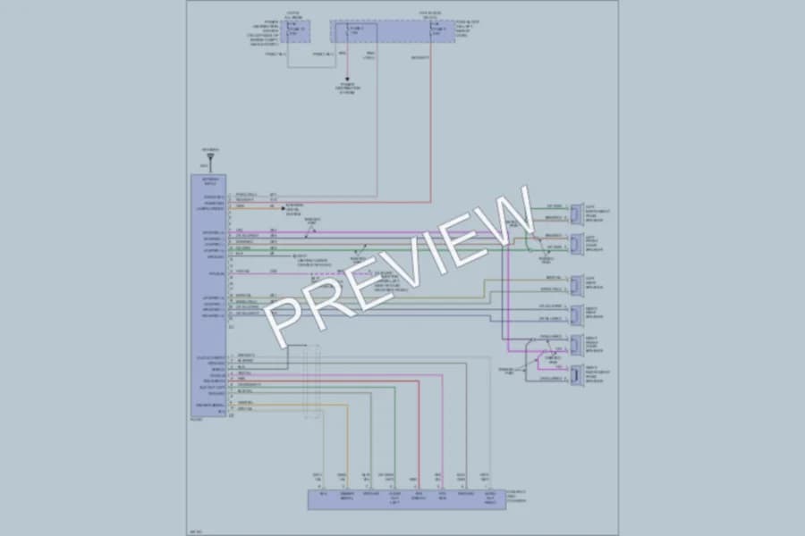 2004 Dodge Neon Radio wiring diagram preview