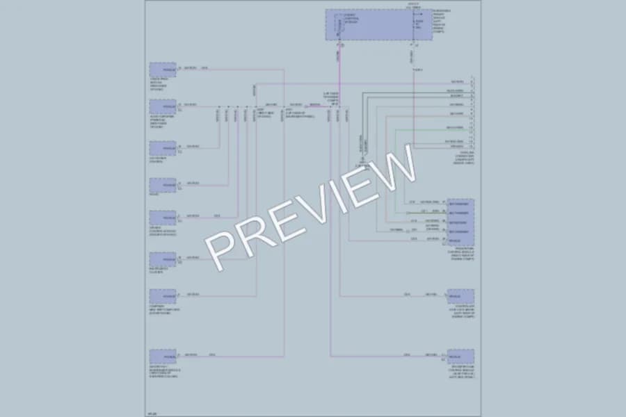 2004 Dodge R2500 Computer Data Lines wiring diagram preview with protected circuit layout