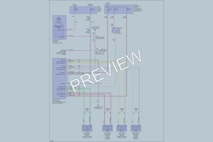 2004 Dodge SX20 Anti Lock Brakes wiring diagram preview