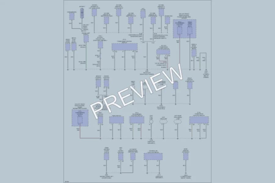 2004 Dodge 4D Sedan Ground Distribution wiring diagram preview with protected circuit layout