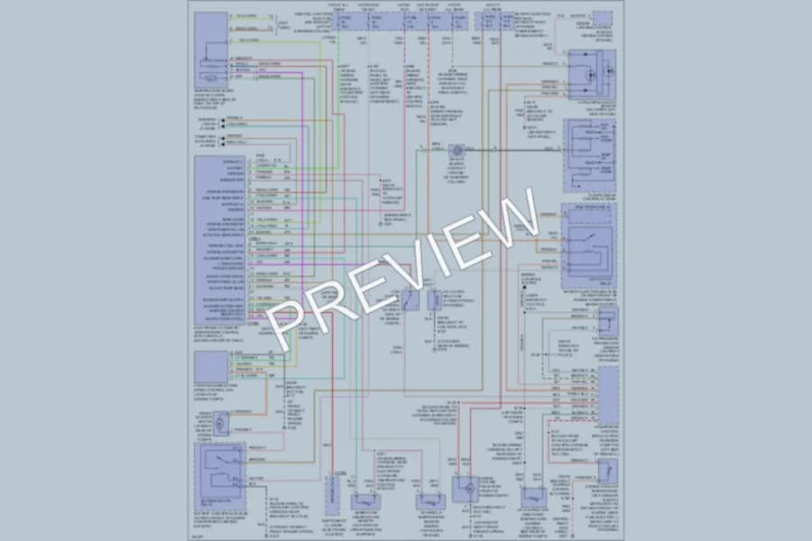 2004 Ford CrownVictoria Air Conditioning wiring diagram preview