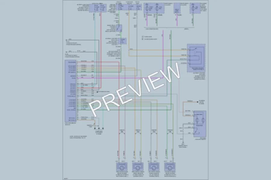 2004 Ford CrownVictoria Anti Lock Brakes wiring diagram preview