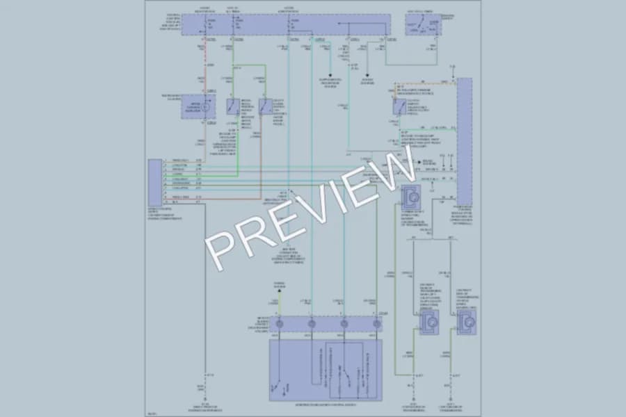 2004 Ford Escape Cruise Control wiring diagram preview