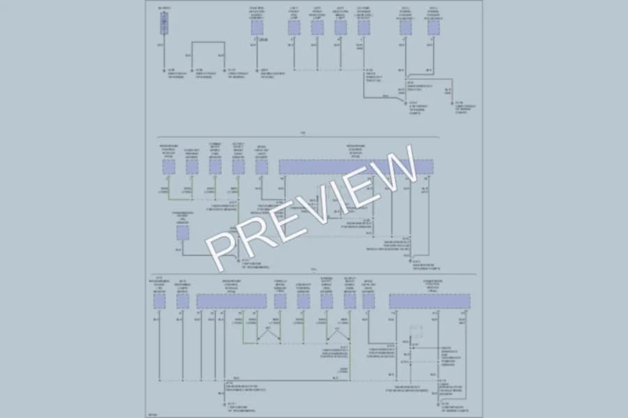 2004 Ford Escape Ground Distribution wiring diagram preview